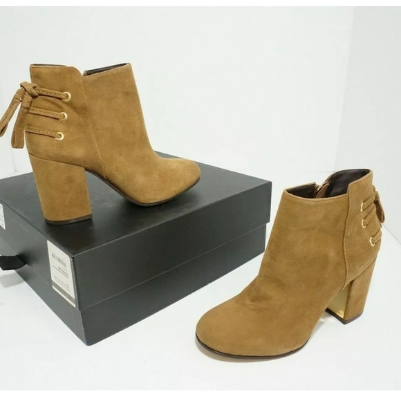 🆕 Rachel Zoe Ankle Boots Heels Brown Suede US 5 M - Picture 5 of 8